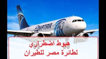 هبوط اضطراري لطائرة مصر للطيران