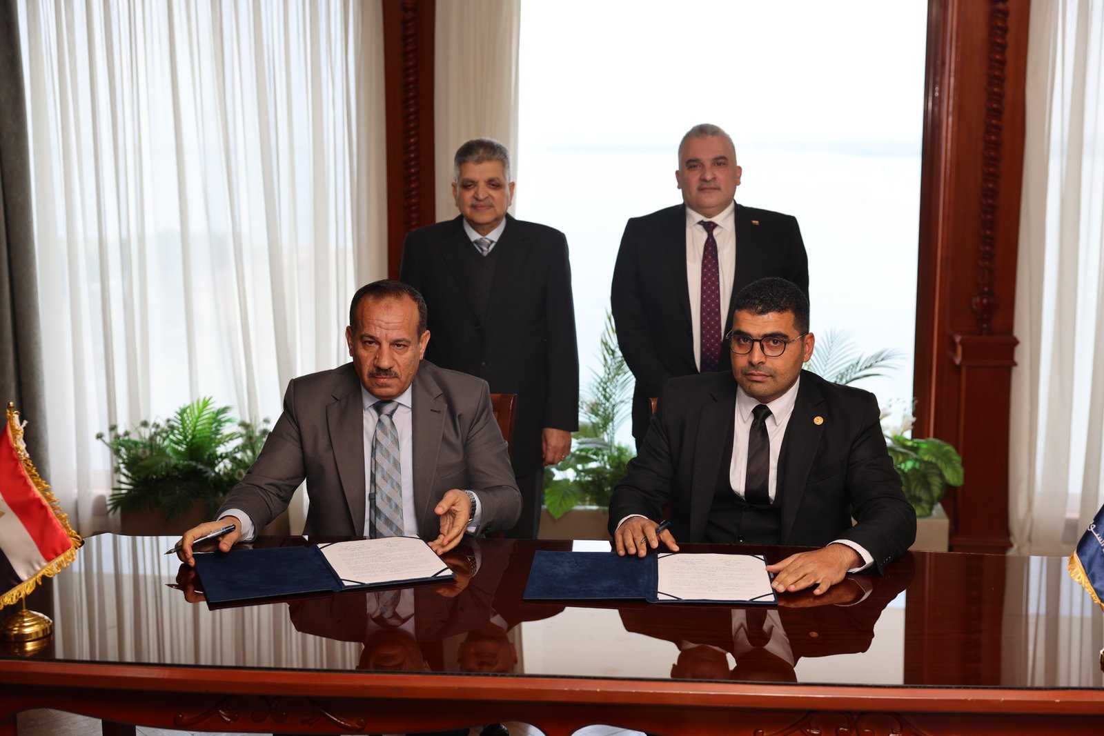 توقيع برتوكول تعاون بين شركة قناة السويس للاستزراع المائي وجهاز حماية وتنمية البحيرات والثروة السمكية