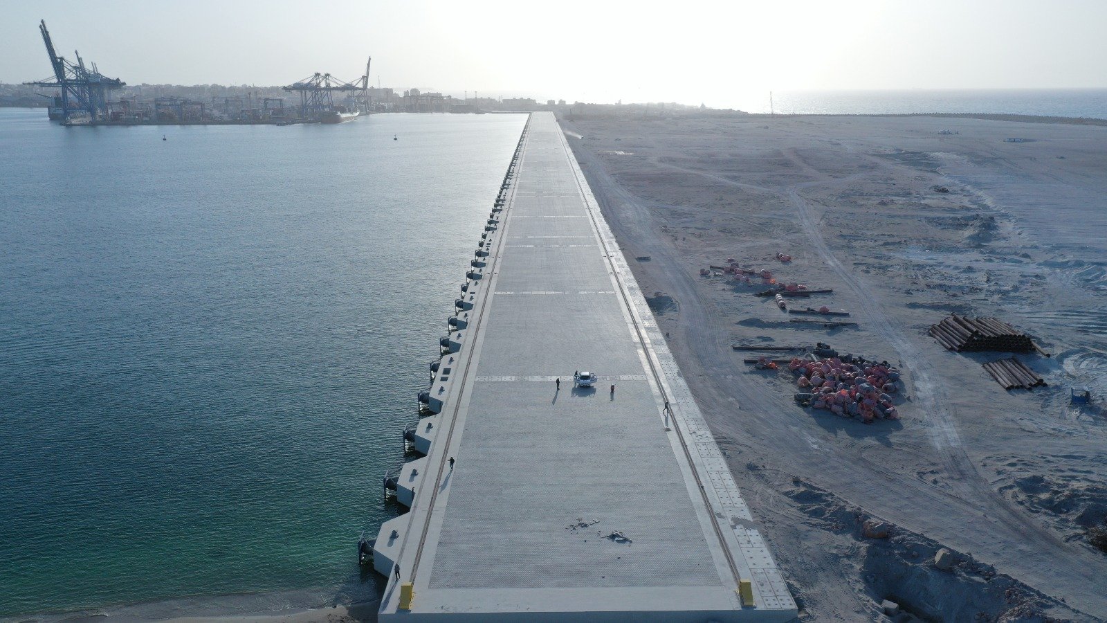 مصر 2″ العملاقة.. أحدث محطة حاويات متعددة الأغراض في حوض المتوسط