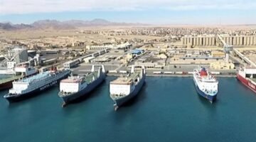 تصدير 10 الاف طن مواد غذائية عبر ميناء بورتوفيق
