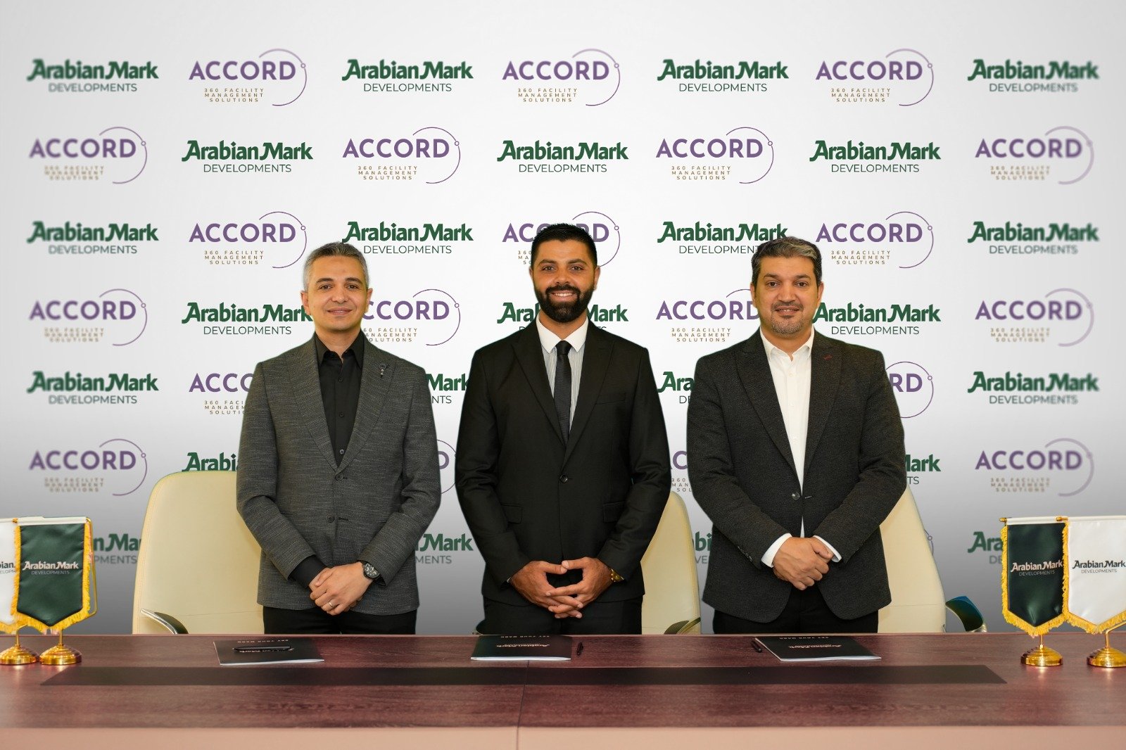 تعاون استراتيجي بين شركتي «Arabian Mark Developments» و«أكورد» لإدارة وتشغيل مشروع «REWAQ Residence»