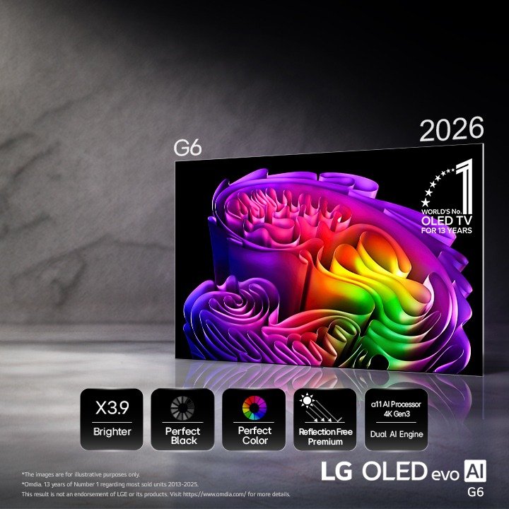 الصورة الأوضح والصوت الأذكى.. "إل جي" تطلق OLED 2026 في السوق المصري