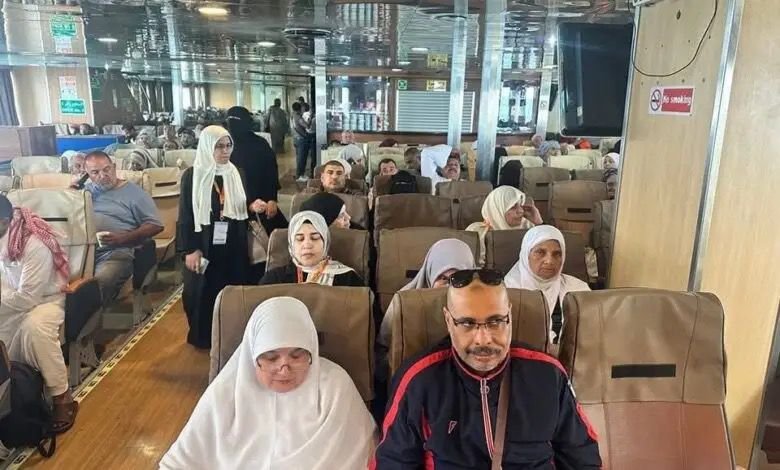 سفر 1763 حاج و41 باص حج بميناء نويبع