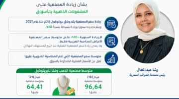 مصلحة الضرائب: لا صحة لما تم تداوله بشأن زيادة المصنعية على المشغولات الذهبية المتداولة بالأسواق 66
