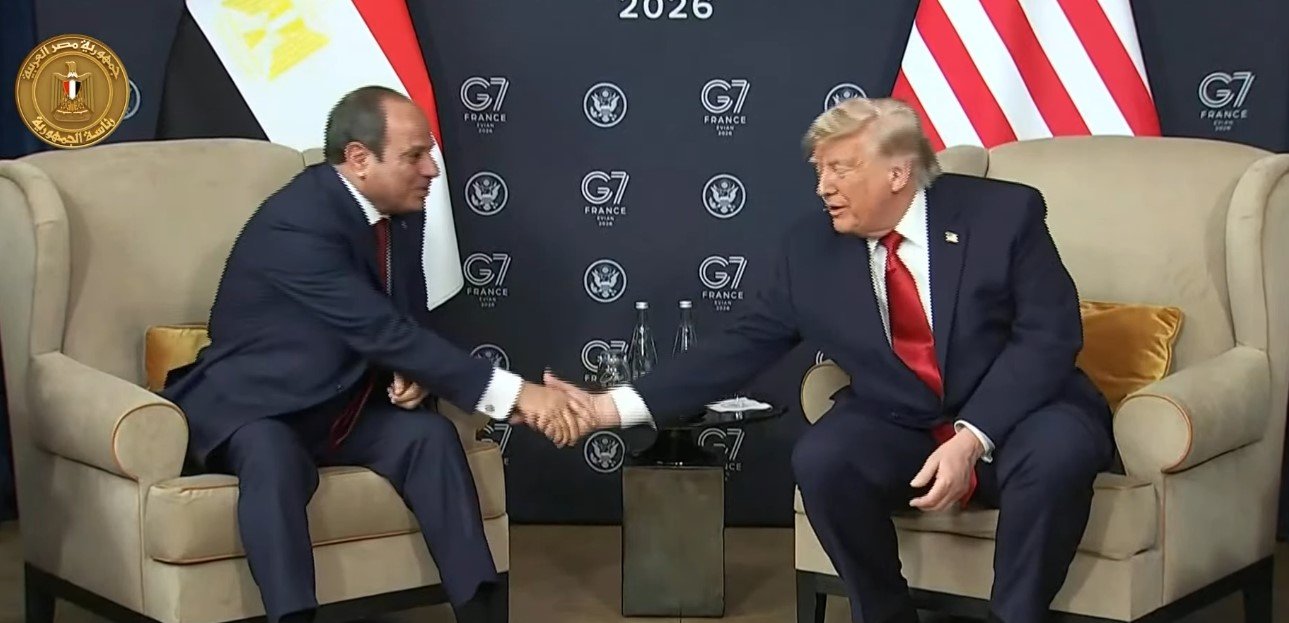 ترامب والرئيس السيسي