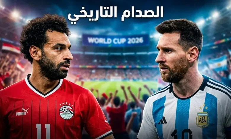 بث مباشر مباراة مصر والأرجنتين والقنوات الناقلة