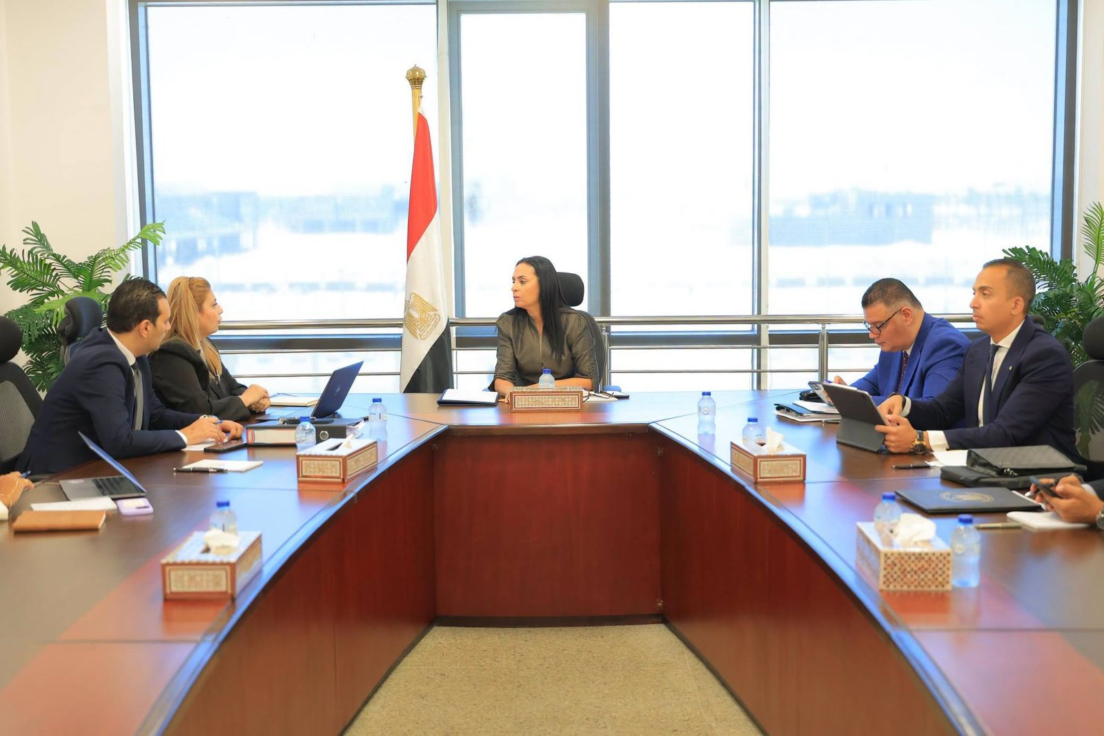 وزيرة التضامن الاجتماعي تتابع الخطة التنفيذية لصندوق دعم الصناعات الريفية والبيئية 3 وزيرة التضامن الاجتماعي