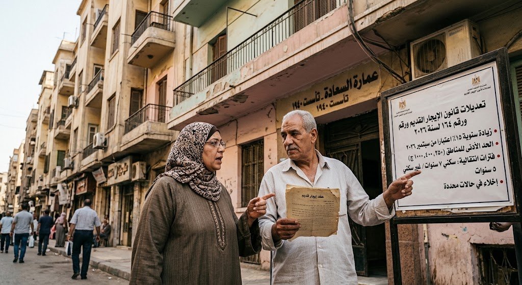 الزيادة السنوية في قانون الإيجار القديم