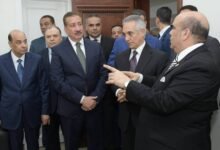 المستشار ربيع قاسم يرافق وزير العدل في افتتاح مجمع محاكم بورفؤاد الجزئية الجديد 2 المستشار ربيع قاسم،